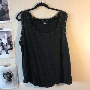 TORRID Metal Button Tank Top SIZE 3